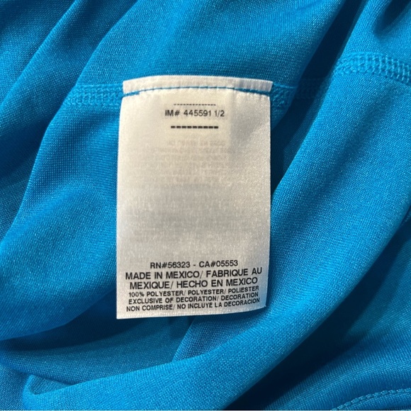 Nike Dri-Fit Blue Men’s Fitness T-Shirt, Size XL - Picture 6 of 8